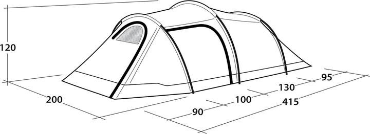 Actual product image Outwell Earth 3 Plus (Tunnel tent, 5.50 kg, 3 persons)