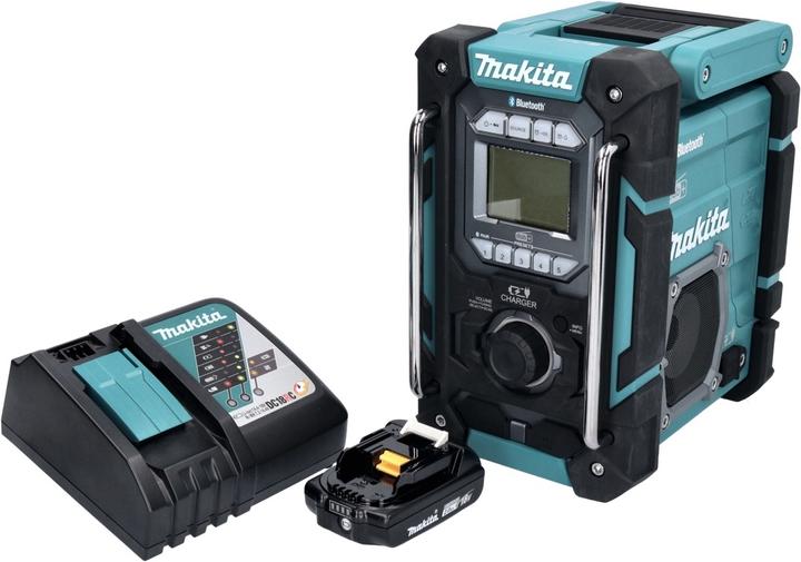 Produktbild Makita DMR 301 RA1 Akku Baustellenradio 12 V max. - 18 V DAB / DAB+ / Bluetooth + 1x Akku 2,0 Ah + L (AM, FM, DAB+, DAB, Bluetooth)