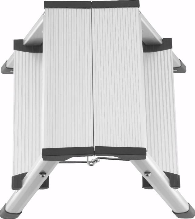 Actual product image Hailo D60 StandardLine, aluminium stepladder, 2x2 steps (Stile, 49.49 cm)