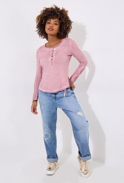 Image du produit Joe Browns Crochet Patch Henley Top (38)