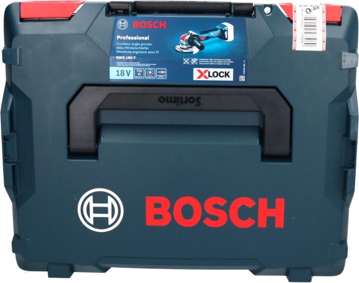 Produktbild Bosch Professional Bosch GWX 18V-7 Professional Akku Winkelschleifer 18 V 125 mm Brushless X-LOCK + 1x Akku 2,0 Ah + La (125 mm)