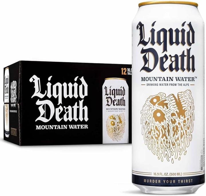 Immagine prodotto Liquid Death Acqua di montagna (12 x 50 cl)