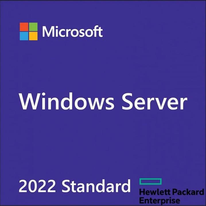 HPE Windows Server 2022 (16-Core) Standard ROK (DE/FR/IT/EN), no CALs (16 User, unbegrenzt)