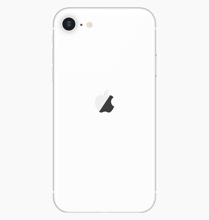 Actual product image Forza Refurbished iPhone SE 2020 (128 GB, White, 4.70", 12 Mpx, Hybrid Dual SIM, B / Very good)