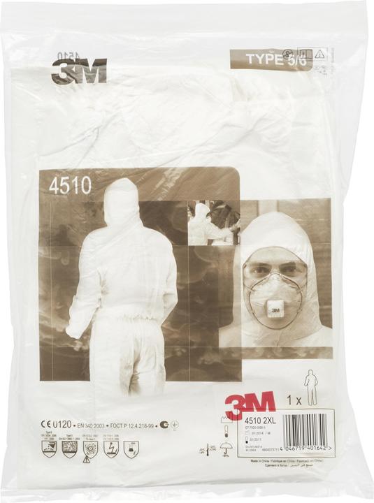 Image du produit 3M Combinaison de protection 4510 (XL)