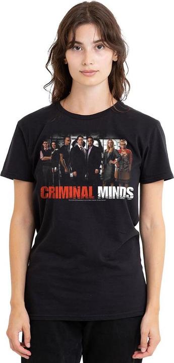 Actual product image Criminal Minds Unisex Adult The Brain Trust T-Shirt (L)