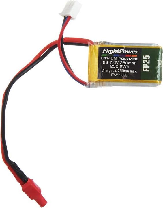 Actual product image FlightPower FP25 7.4 V, 250mAh