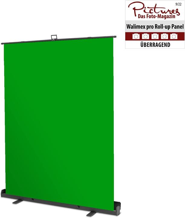 Actual product image Walimex pro Roll-up panel background green 165x220 (176.50 cm, 226 cm)
