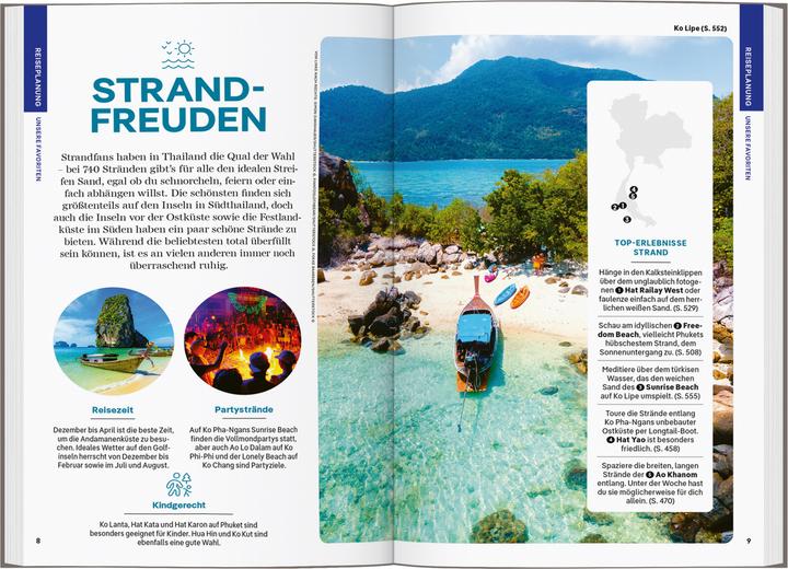 Image du produit Reiseführer Thailand (Allemand, Michael Kohn, Barbara Woolsey, Tharik Hussain, Anirban Mahapatra, Ashley Harrell, Tim Bewer, Paul Harding, Daniel McCrohan, Seau David, Olivia Pozzan, 2024)