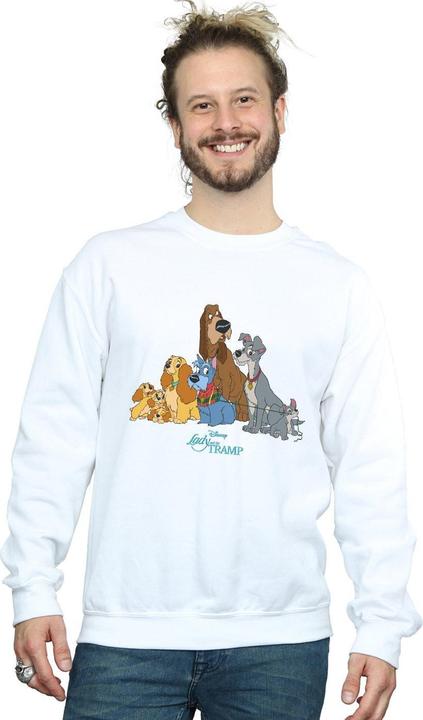Produktbild Disney Lady And The Tramp Classic Group Sweatshirt (L)