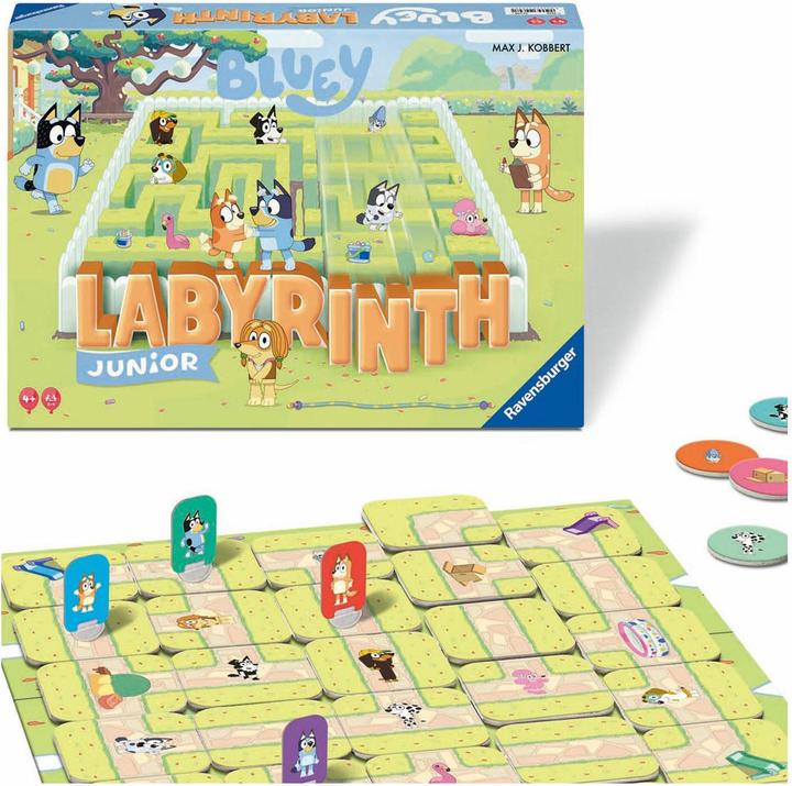 Image du produit Ravensburger Bluey Junior Labyrinth (Allemand, Espagnol, Français, Néerlandais, Italien, Portugais, Anglais)
