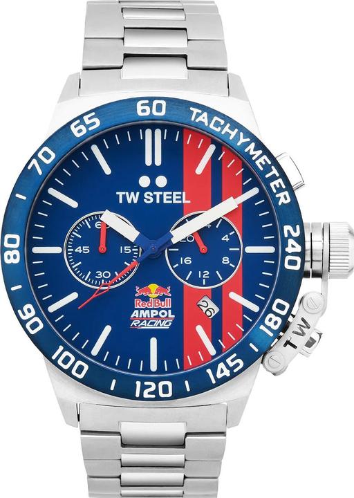 Immagine prodotto TW-Steel CS121 Red Bull Ampol Racing Cronografo Uomo 45mm 10ATM (Cronografo, 45 mm)