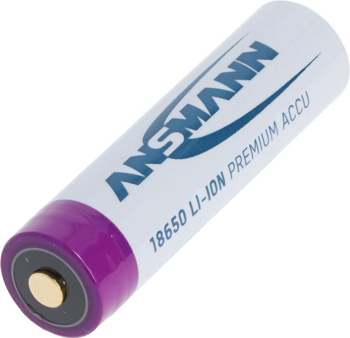 Actual product image Ansmann 18650 battery, protected battery by safety circuitry (1 pcs., 18650, 2600 mAh)