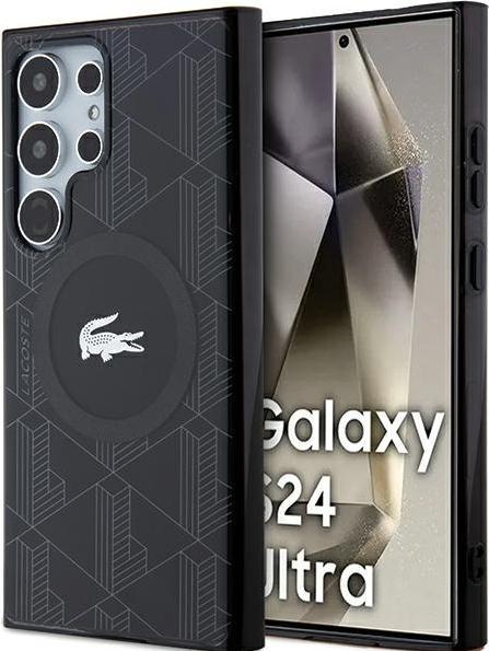 Produktbild Lacoste LCHMS24LUBSK S24 Ultra S928 czarny/black hardcase IML Blend Monogram MagSafe (Samsung Galaxy S24 Ultra)
