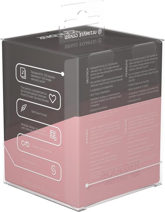 Actual product image Ultimate Guard Boulder 100+ Druidic Secrets Fatum (Rose)