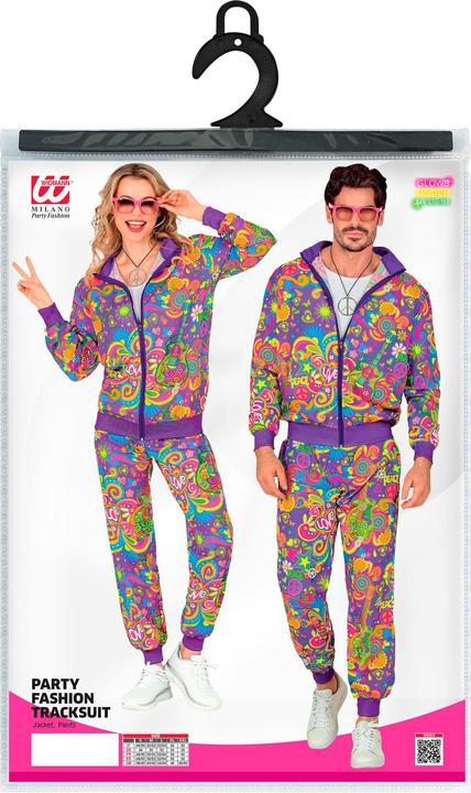 Image du produit Widmann années 60 - Hippie Flower Power Tenue de sport (L)