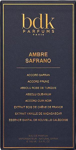 Immagine prodotto Bdk Parfums Paris Ambre Safrano Eau de Parfum (Eau de parfum, 100 ml)
