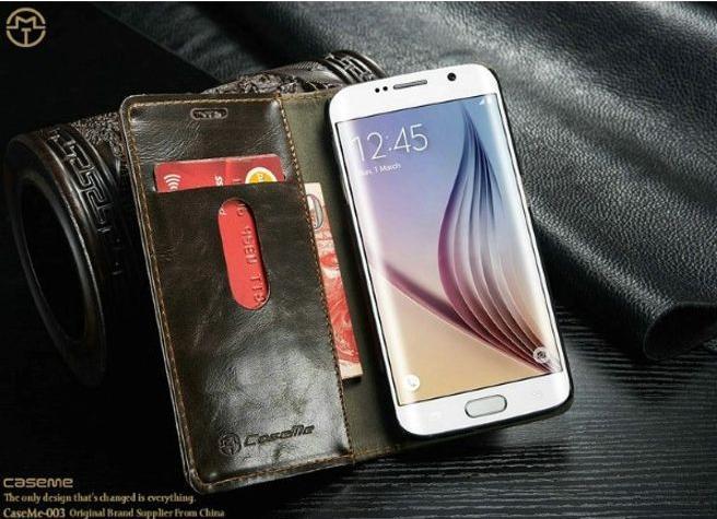 Actual product image Caseme Classic leather cover (Samsung Galaxy S6 Edge)