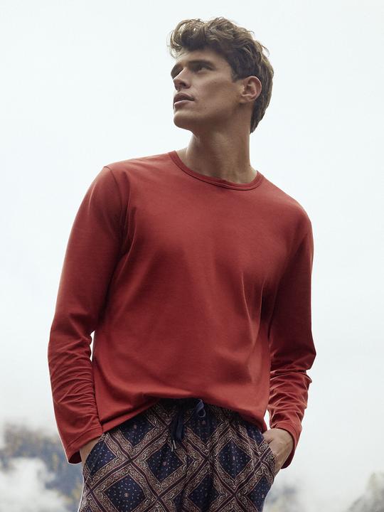 Actual product image Calida Shirt Loungewear " RMX Sleep Time off " dark red (M)