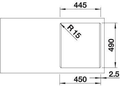 Productafbeelding Blanco Naxa 45 (46.50 cm, 51 cm)