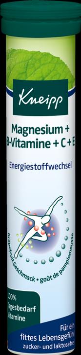 Produktbild Kneipp Natürliches Magnesium + B-Vitamine + C + E (20 Stück, Brausetablette)