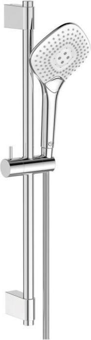 Ideal Standard IDS Combiné de douche EVO JET IDEALRAIN avec douchette 3-F, Diamond 134mm 60cm chr (3 Types de jets, 8 l/min)
