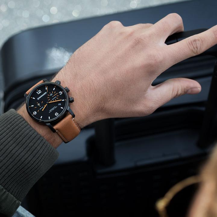 Image du produit Wenger Urbain métropolitain (Chronographe, Montre analogique, Swiss Made, 44 mm)