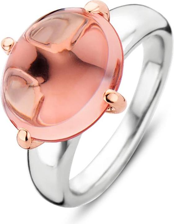 Immagine prodotto Ti Sento Milano Anello con cristallo ovale nudo 12117NU (56, 925 Argento)