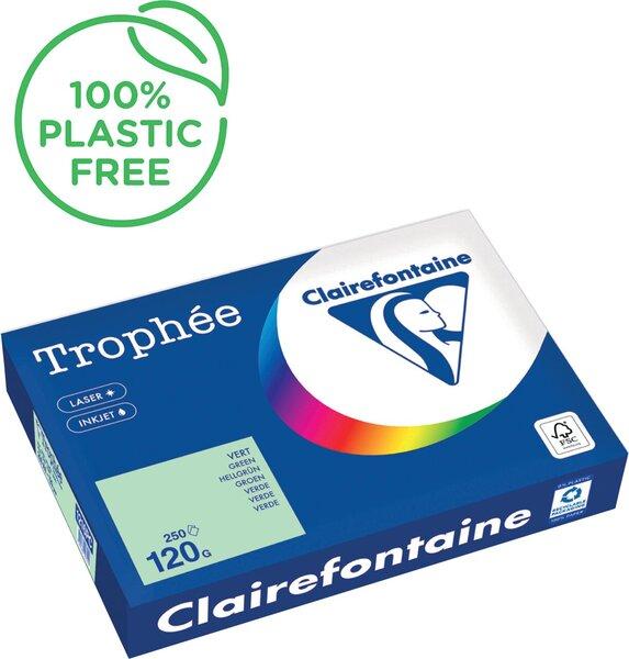 Actual product image Clairefontaine Copy paper Trophée light green DIN A4 120 g/m² 250 sheets (120 g/m²)