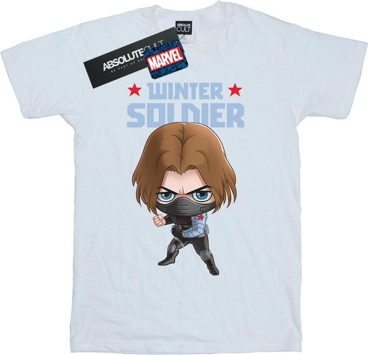 Winter Soldier Bucky Toon TShirt Jungen