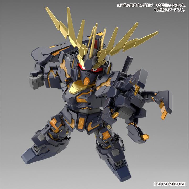 Image du produit Bandai SD GUNDAM -Cross Silhouette Unicorn 02 Banshee & Norn Parts -Model Kit
