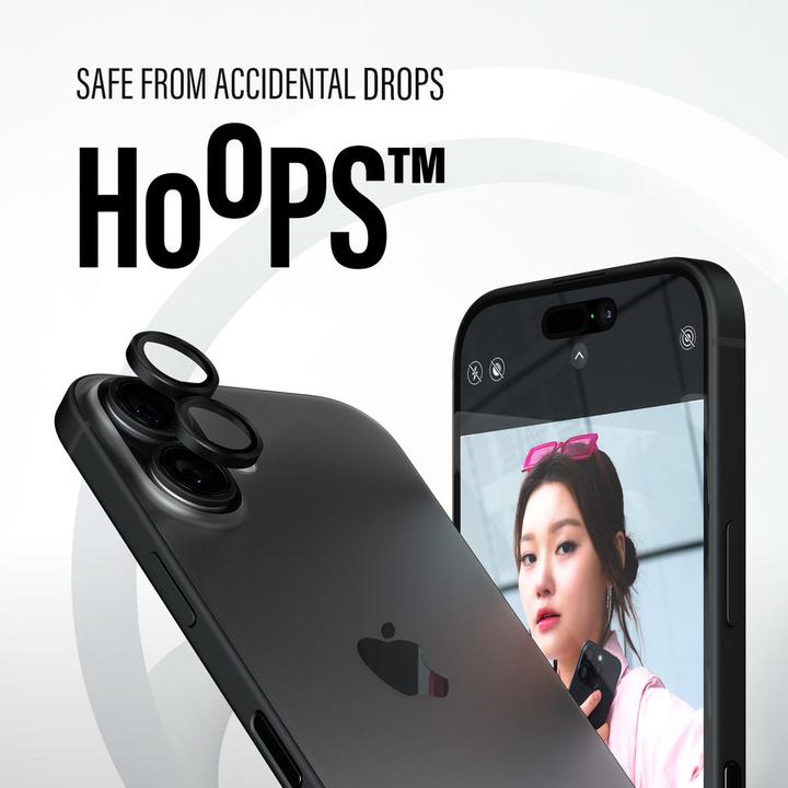 Image du produit PanzerGlass Hoops Camera Lens Protector (1 pièce(s), Apple iPhone 16 Plus, Apple iPhone 16)