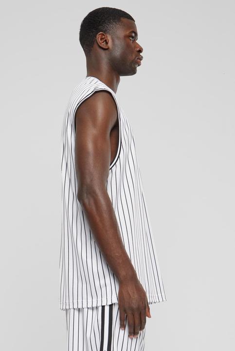 Actual product image Urban Classics Striped Mesh Tank Top - 166797 (S)