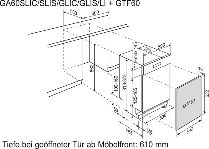 Produktbild Electrolux GTF60SW