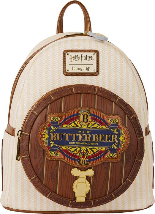 Actual product image Loungefly Harry Potter Butterbeer backpack