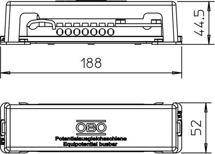 Produktbild OBO Bettermann Potentialausgl.schiene