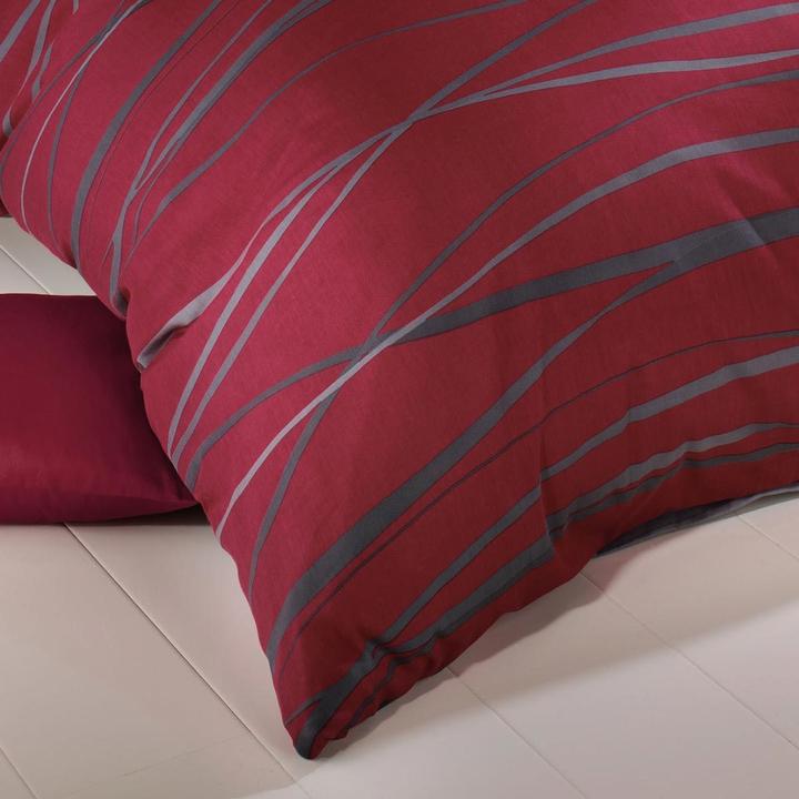 Produktbild BettwarenShop Bibermotion redgraphit (Duvetbezug, 200 x 220 cm, 80 x 80 cm)