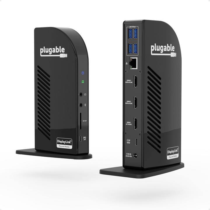 Image du produit Plugable USB-C Triple Display Dock (USB-C, 9 Ports)