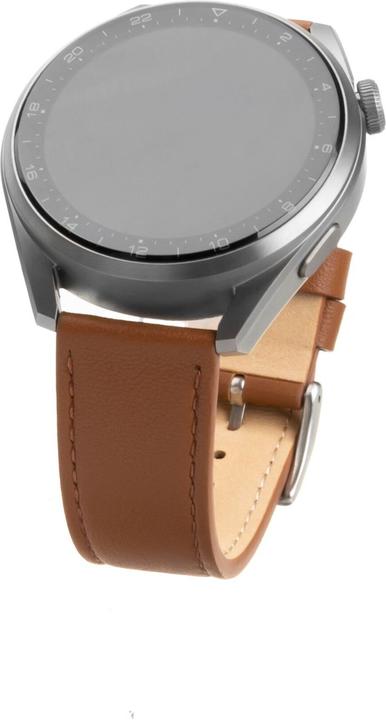 Produktbild Fixed AEgte laederrem til Smartwatch Universal 22 mm Brun