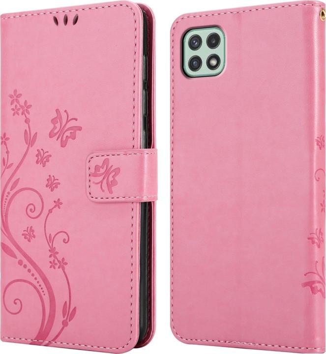 Actual product image Cadorabo Flower Book cover (Samsung Galaxy A22 5G)