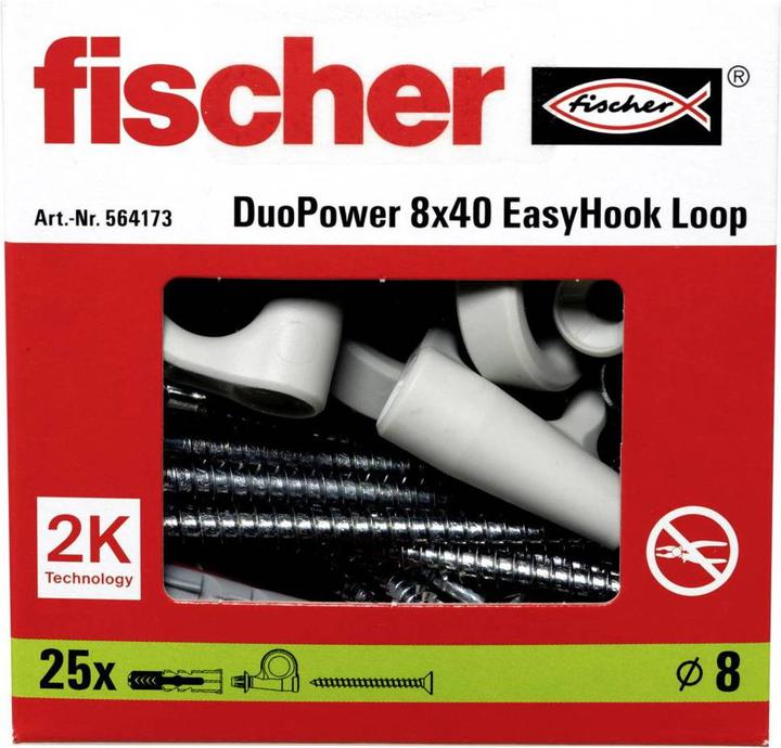Produktbild Fischer EasyHook Loop 8 DuoPower (25 Stk.)