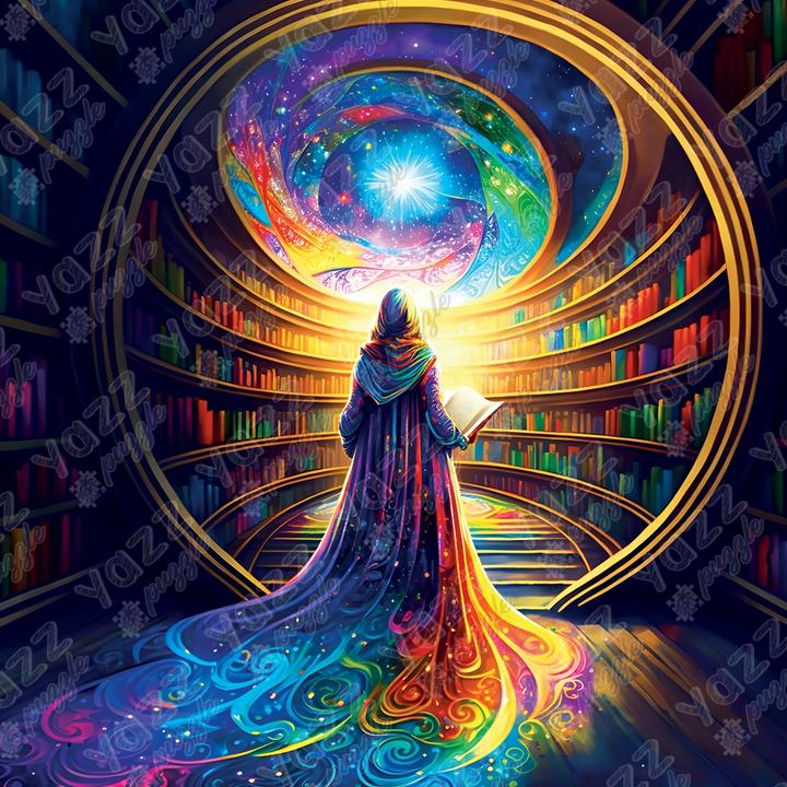 Actual product image Yazz Puzzle 1023 pieces Multiversal Library (1023 pieces)