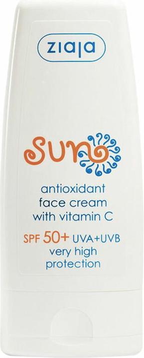 Ziaja Antioxidant sunscreen with vitamin C SPF 50+ (Face Cream) 50 ml (Sonnencreme Gesicht, SPF 50, 50 ml)