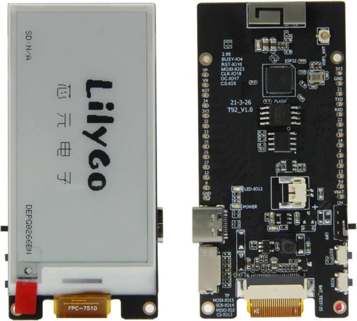 Produktbild Lilygo T5 ESP32 Modul mit 2.66 Inch E-Ink Display