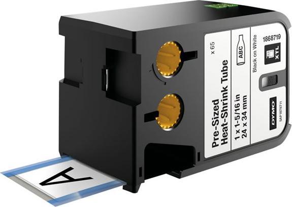 Actual product image Dymo XTL Heat Shrinkable Tubing (2.40 cm, Black)