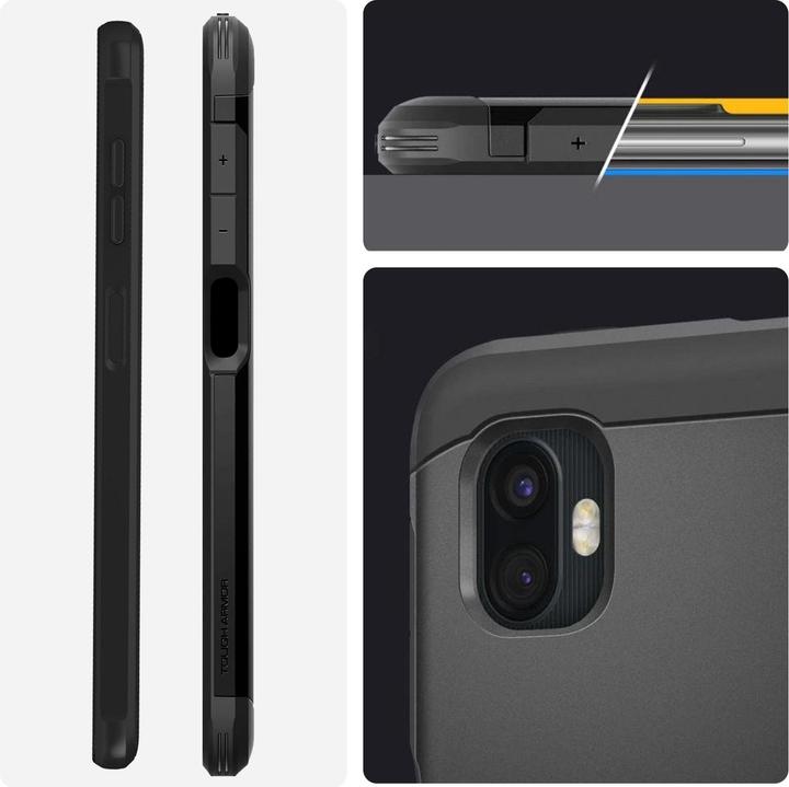 Produktbild Spigen TOUGH ARMOR GALAXY XCOVER 6 PRO Black (Samsung Galaxy XCover 6 Pro)