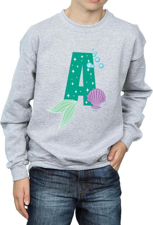 Produktbild Disney Alphabet A Is For Ariel Sweatshirt Jungen (140, 146)