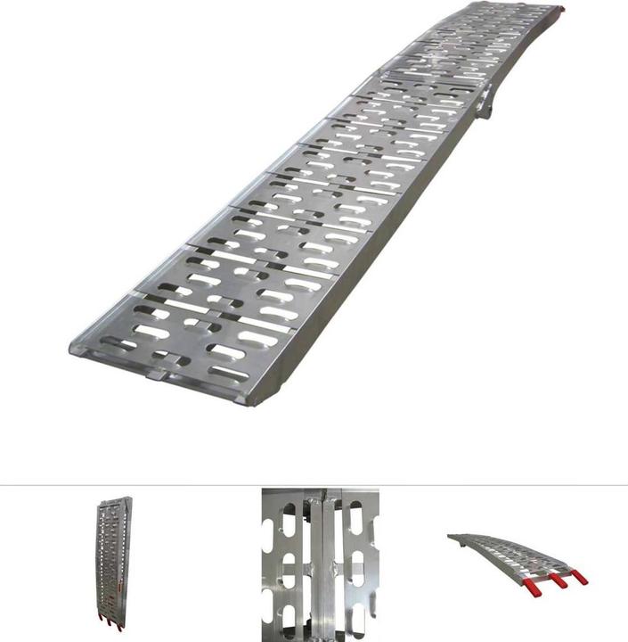 Image du produit Grafner Rampe d'accès en aluminium Rampe de chargement pliable 226x29,5 cm 340 kg