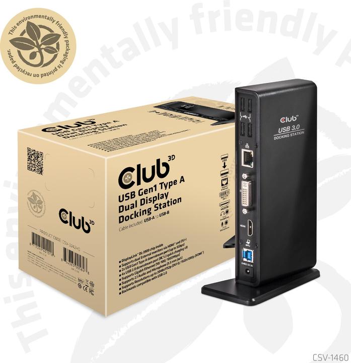 Actual product image Club 3D Csv-3242hd (USB-B, 11 Ports)