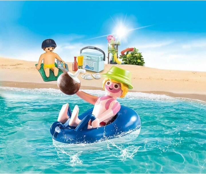 Produktbild Playmobil Badegast mit Schwimmreifen (70112, Playmobil Family Fun)